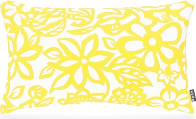 Produktbild von H.O.C.K. Paloma Outdoor Kissen 50x30cm floral gelb