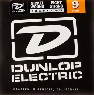 Produktbild von Dunlop 8-saitige E-Gitarre mit Nickelumwicklung, 9-65 (DEN0965)
