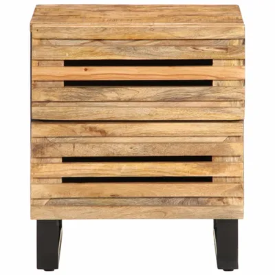 Immagine prodotto di Comodino 40x34x46 cm in Legno Massello di Mango