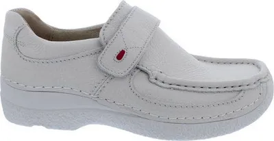 Produktbild von Wolky Roll Strap Halbschuh, Printed leather, Offwhite, Klettverschl. , 0622170-120 40