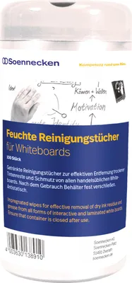 Produktbild von Soennecken Reinigungstuch 4829 f. Whiteboard 100 St./Pack.