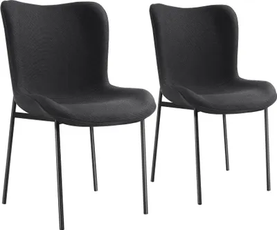 Produktbild von tectake® Polsterstuhl Tessa ergonomische Form mit hoher Rückenlehne 54 x 62 x 90 cm