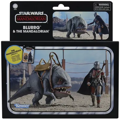 Produktbild von Star Wars The Vintage Collection Blurrg & The Mandalorian, 4 Jahr(e), Mehrfarbig