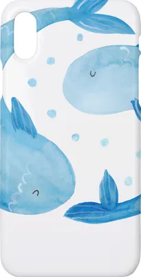 Produktbild von Mr. & Mrs. Panda Iphone 10 Handyhülle Sternzeichen Fische - Weiß - Geschenk, Geburtstag Februar, Handy, März, X, Hülle, Sternbild, Fisch, Cover