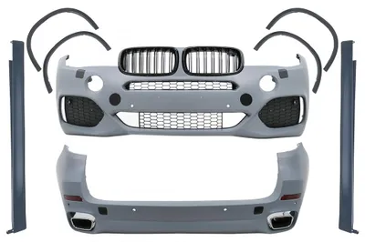 Produktbild von Bodykit für BMW X5 F15 (2013–2018) M-Tech Design Stoßstangen Endrohre Radkästen.