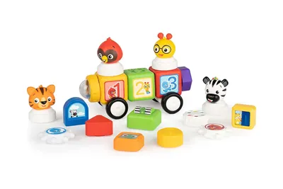 Produktbild von Baby Einstein Connectables magnetische Aktivitätsblöcke Click & Create, Alter ab 6 Monaten, 20 Stücke, Mehrfarbig, 13067 20 Pieces