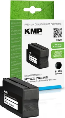 Produktbild von KMP Patrone HP CN045AE NR.950XL black 2300 S. H100 refilled