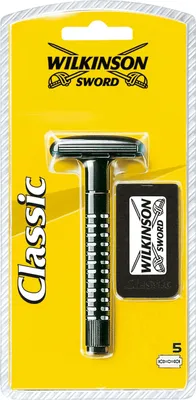 Produktbild von Wilkinson Sword Klassischer Herrenrasierer mit 5 Ersatzklingen