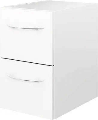 Produktbild von Unterschrank pelipal Xpressline 4035 2 Auszüge Breite 30 cm weiß mit Griff