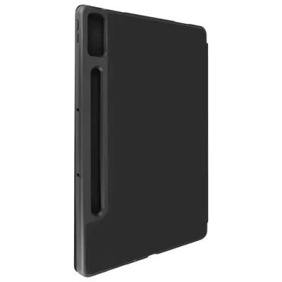Produktbild von Trifold dünne Klapphülle Lenovo Tab P12, stoßfeste Hülle – Schwarz