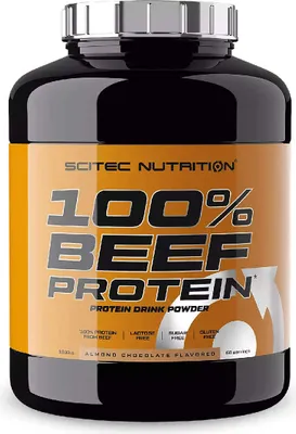 Produktbild von SCITEC Nutrition | 100% Beef Protein Chocolate - Almond
