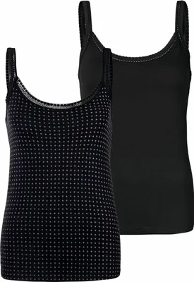 Produktbild von LASCANA Unterhemd schwarz Größe 44/46