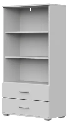 Obrázok produktu pre Polica na knihy raumhirsch, biela, rozmer 40/130/34 cm