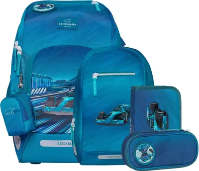 Produktbild von Beckmann Schulranzenset Active Air FLX - 6-Tlg. Set Racing
