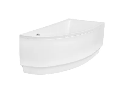 Produktbild von Badewanne PRAKTIKA 150 x 70 mit Füßen , mit Siphon und Schürze, rechte