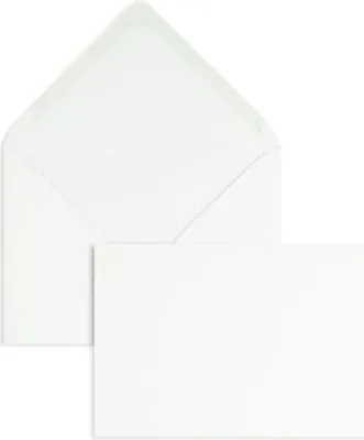 Produktbild von Briefumschläge 156x220mm 120g/qm gummiert VE=100 Stück schneeweiß