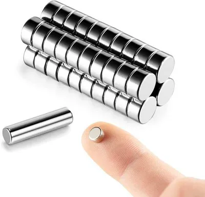 Obrázek produktu pro Malé neodymové magnety 6 x 3 mm, 40 kusů, pro modelářství
