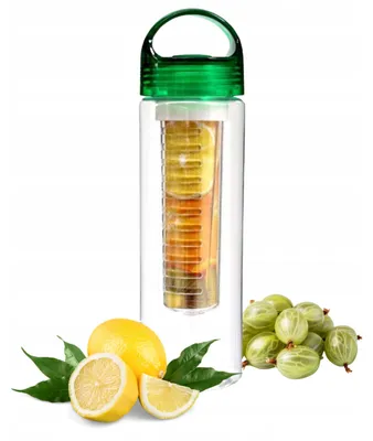 Produktbild von Domifito Trinkflasche mit Fruchteinsatz 700 ml Grün