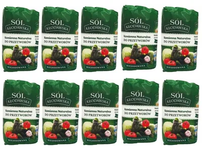 Produktbild von Nicht jodiertes Salz aus Kłodawa, 10 x 1,1 kg – Salzbergwerk Kłodawa