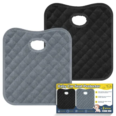Imagen del producto de Protectores para asientos de coche, impermeables, 2 unidades, color gris y , para bebés y niños