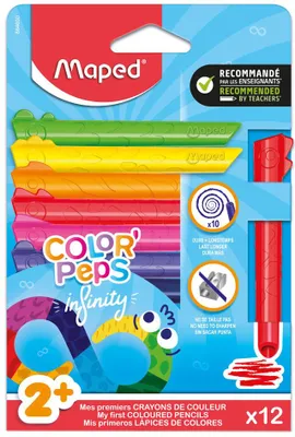 Produktbild von Maped my first Dreikant-Buntstift COLOR'PEPS INFINITY 12er