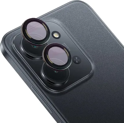 Produktbild von Glas für die Kamera für Xiaomi Redmi 15C 4G, Bizon Glass Snap Lens, 1 Set, Schwarzer Rahmen