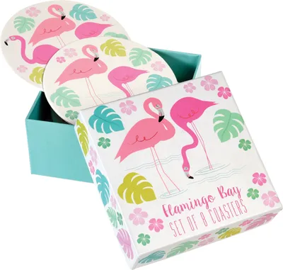Produktbild von Flamingo Bay – Untersetzer-Set Glasuntersetzer