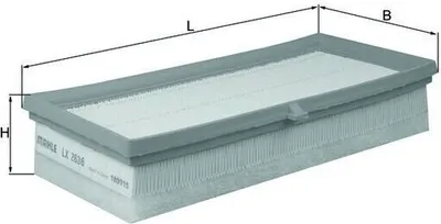 Obrázek produktu pro Vzduchový filtr MAHLE ORIGINAL LX 2636