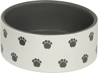 Produktbild von Nobby 73611, Hund, Keramik, Cremefarben, Grau, Haustier-Fütterungsschale, Abbildung, 0,55 l