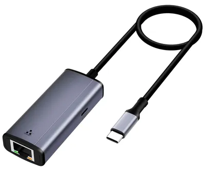 Productafbeelding van 2-in-1 USB-C-adapter met 100 W oplaadpoort