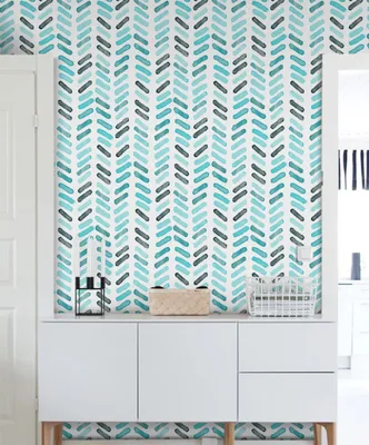 Produktbild von Coloray Fototapete 360x250 cm Vlies-Fototapete - Herringbone.