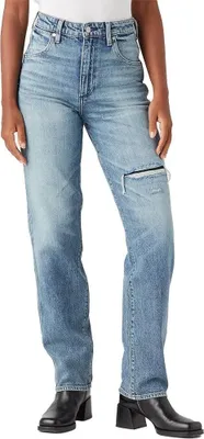 Produktbild von Wrangler 112343582 Mom Straight Fit Jeans Blau 27 / 30 Damen Blau 27