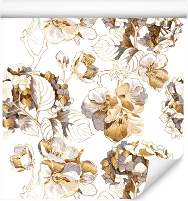 Produktbild von 10m VLIES TAPETE Rolle Blumen Blätter Pflanzen XXL
