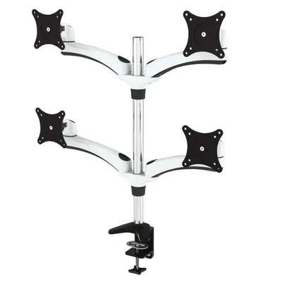 Produktbild von JENIMAGE FD420TK ergonomische Tischhalterung - 4 Monitore Neigen -90 bis +85 Grad Drehen 180 Grad Schwenken 360 Grad fuer 15 bis 27 Zoll