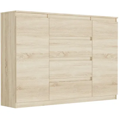 Produktbild von Kommode - Eiche Sonoma - 140 x 40 x 98 cm - Modern R-140-S4
