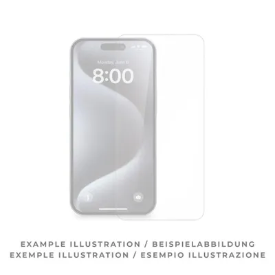 Produktbild von prio Displayschutzfolie aus gehärtetem Glas für iPhone 17e/16e, klar