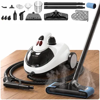Dampfreiniger, 2000 W, 2 L Tank, 16 Zubehörteile, tragbar