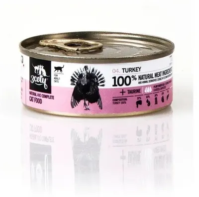 Productafbeelding van 3COTY Turkije - droogvoer voor katten - 80g