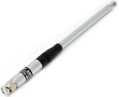 Produktbild von vhbw Antenne kompatibel mit FDC FD-6288 Funkgerät - Ausziehbar, 23,3 cm - 120 cm, BNC Stecker Silber