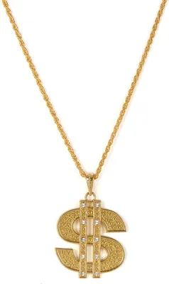Immagine prodotto di Catena Dollarkette Pimp oro - taglia unica