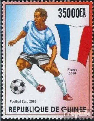 Produktbild von Briefmarken Guinea 2015 Mi 11407 (kompl. Ausgabe) postfrisch Fußball-EM 2016