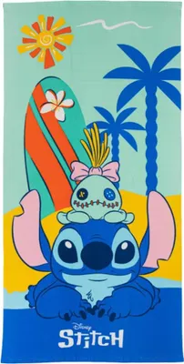 Produktbild von Disney Lilo und Stitch Mikrofaser Strandtuch Badetuch XL 70x140