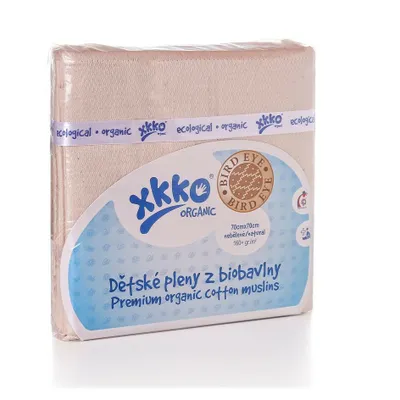 Obrázok produktu pre xkko bavlnené plienky Bird Eye sada 5 organických plienok 70x70 cm