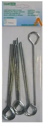 Image de Piquets de tente, set de 10 en acier 18 cm