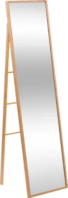 Obrázek produktu pro Velké stojací zrcadlo v bambusovém rámu, 41 × 160 cm