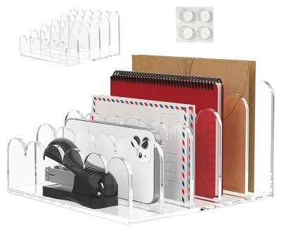 Image de Organisateur de bureau avec 5 compartiments pour documents