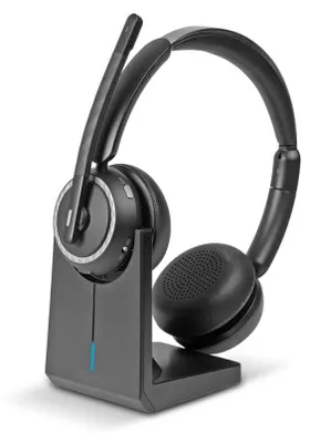Image de Lindy L118, Sans fil, 20 - 20 000 Hz, Bureau / centre d'appels, 350 g, Casque avec microphone, Noir