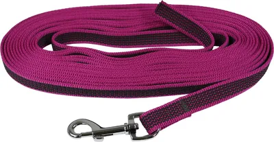 Produktbild von EQuest Gummierte Schleppleine für Hunde - ohne Handschlaufe, 8 m - pink