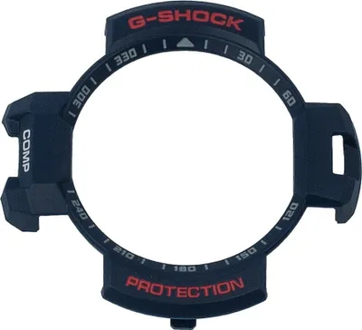 Produktbild von Casio | G-Shock GA-1100 Bezel Lünette blau mit roter Schrift