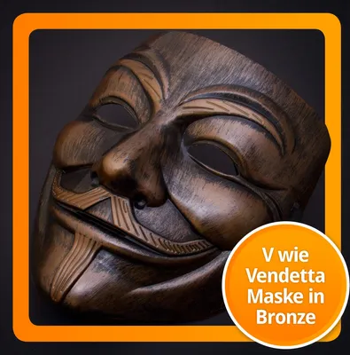 Obrázok produktu pre Luxusná maska V for Vendetta